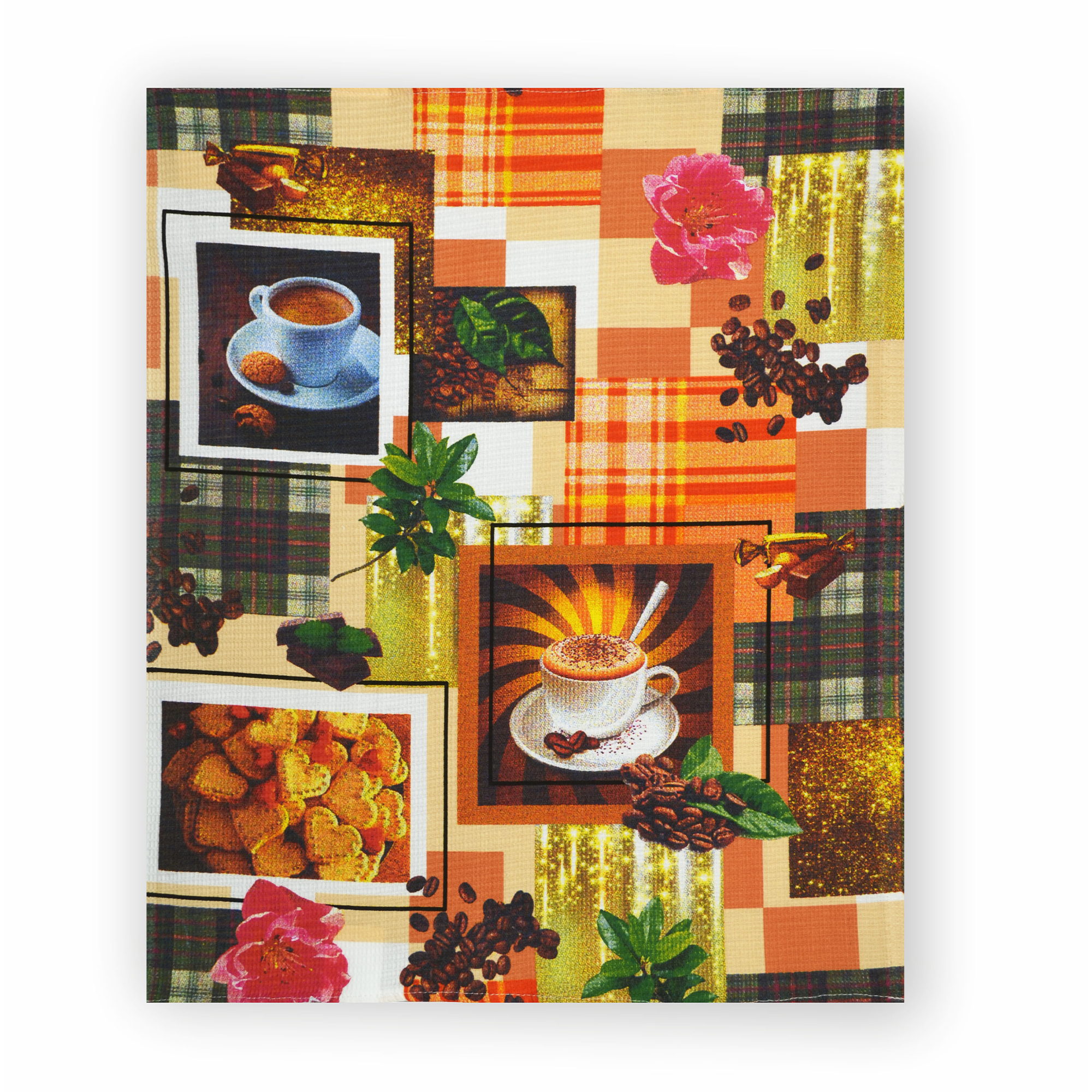 Кухонний рушник вафельний Home Line Сніданок, 50*60 см (133026)